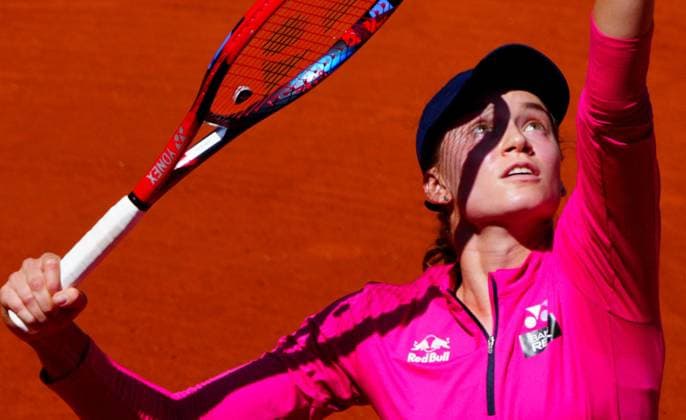 Mandatory Credit: Photo by Javier Garcia Shutterstock (13940053j) Elena Rybakina in second round action French Open Tennis, Day 5, Roland Garros, Paris, France - 01 June 2023 French Open Tennis, Day 5, Roland Garros, Paris, France - 01 June 2023  Copyright: xJavierxGarcia Shutterstockx 13940053j