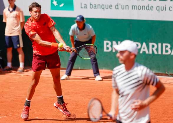 Andreas Mies, Matwe Middelkoop, Mens Doubles Tennis French Open 2023 Grand Slam ATP WTA ITF Roland Garros Paris France 1 June 2023 Copyright: xJuergenxHasenkopfx