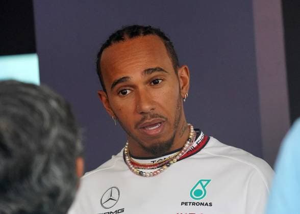 Formula 1 AWS Grand Prix of Spain 2023 01 06 2023, Circuit de Catalunya, Barcelona, Formula 1 AWS Grand Prix of Spain 2023 , in picture Lewis Hamilton GBR , Mercedes AMG Petronas Formula One Team nordphotoxGmbHx xBratic nph00250