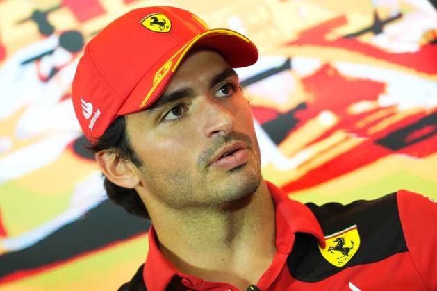ESP: F1 Grand Prix of Spain. Previews Carlos Sainz, Scuderia Ferrari SF-23 attends the Drivers press conference, PK, Pressekonferenz during previews ahead of the F1 Grand Prix of Spain at Circuit de Barcelona-Catalunya on June 1, 2023 in Barcelona, Spain. Contributor Copyright: xPressinphotox PS_230601_255