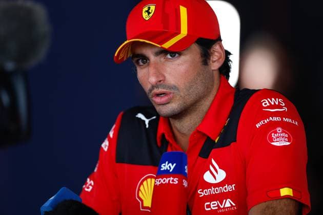 55 Carlos Sainz ESP, Scuderia Ferrari , F1 Grand Prix of Spain at Circuit de Barcelona Catalunya on June 1, 2023 in Barcelona, Spain Photo by HOCH ZWEI Barcelona Spain