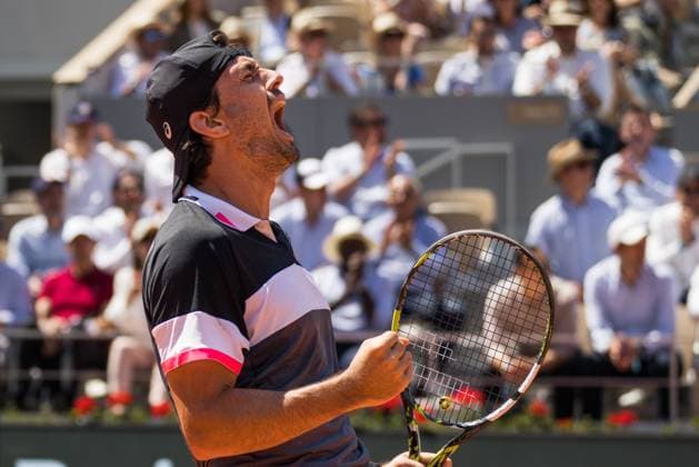 TENNIS - ATP, Tennis Herren French Open 2023 PARIS,FRANCE,01.JUN.23 - TENNIS - ATP World Tour, French Open, Roland Garros, Grand Slam. Image shows Giulio Zeppieri (ITA).  GEPAxpictures xFrancoisxAsal