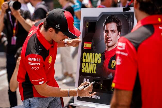 Sport Bilder des Tages LECLERC Charles (mco), Scuderia Ferrari SF-23, portrait during the Formula 1 AWS Gran Premio de Espana 2023, 7th round of the 2023 Formula One World Championship, WM, Weltmeisterschaft from June 2 to 4, 2023 on the Circuit de Barcelona-Catalunya, in Montmelo, Spain - F1 - SPANISH GRAND PRIX 2023 DPPI Panoramic  00123014__R5_6363