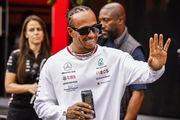 HAMILTON Lewis (gbr), Mercedes AMG F1 Team W14, portrait during the Formula 1 AWS Gran Premio de Espana 2023, 7th round of the 2023 Formula One World Championship, WM, Weltmeisterschaft from June 2 to 4, 2023 on the Circuit de Barcelona-Catalunya, in Montmelo, Spain - F1 - SPANISH GRAND PRIX 2023 DPPI Panoramic  00123014__R5_7037_1