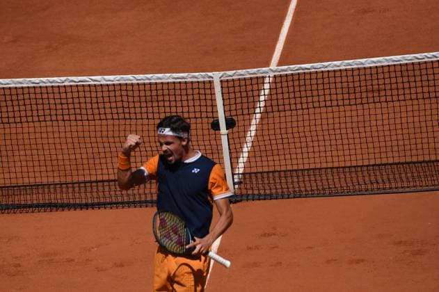 Tennis : Roland Garros 2023 - France - Daniel Altmaier - Allemagne Tennis : Roland Garros 2023 - France - 01 06 23 ChrysleneCaillaud Panoramic 
