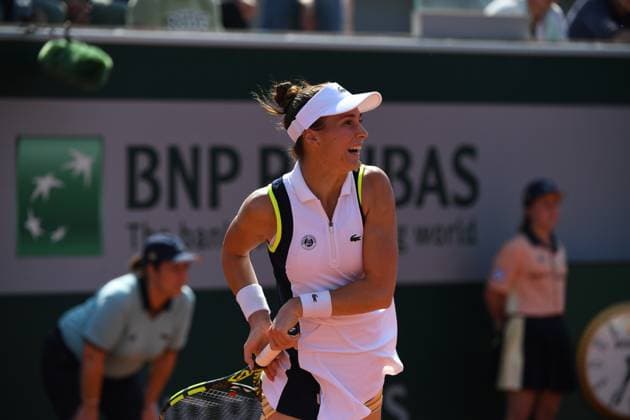 Tennis : Roland Garros 2023 - France -Bernarda Pera - Usa Tennis : Roland Garros 2023 - France - 01 06 23 ChrysleneCaillaud Panoramic 