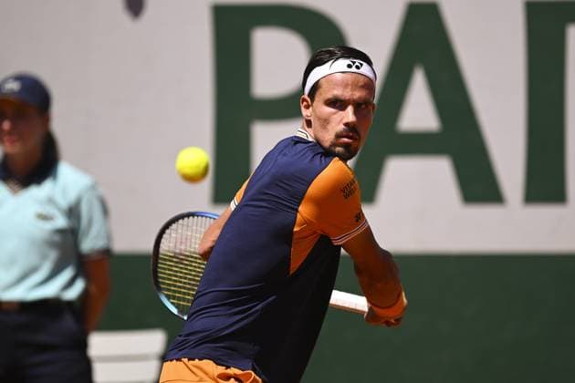 Daniel Altmaier (GER) TENNIS : Roland Garros 2023 - Paris - 01 06 2023 JBAutissier Panoramic 