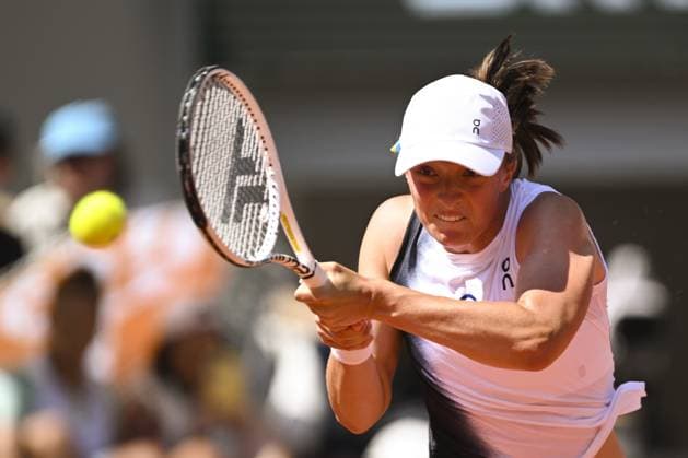 Iga Swiatek (Pol) TENNIS : Roland Garros 2023 - Paris - 01 06 2023 JBAutissier Panoramic 