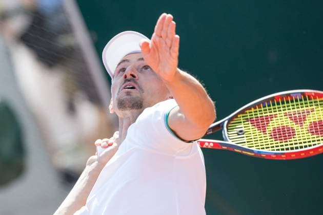 01.06.2023, Paryz, tenis, Roland Garros 2023, N z Jan Zielinski, fot. Tomasz Jastrzebowski Foto Olimpik 01.06.2023, Paris, tennis Grand Slam, Roland Garros 2023, In the picture: Jan Zielinski, fot. Tomasz Jastrzebowski Foto Olimpik NEWSPIX.PL --- Newspix.pl 20230601TOMJ1930