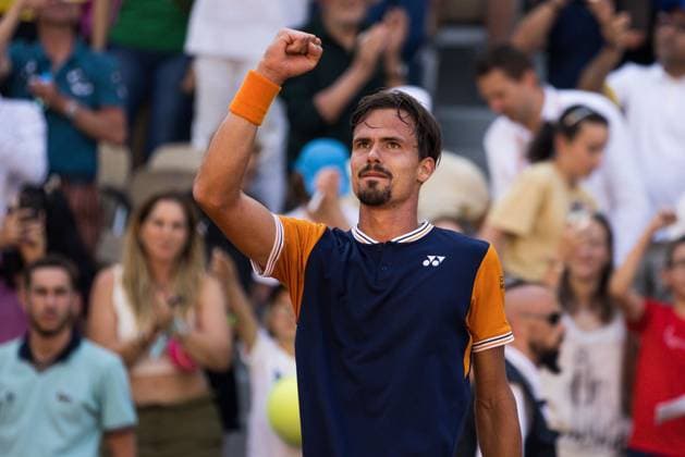 TENNIS - ATP, Tennis Herren French Open 2023 PARIS,FRANCE,01.JUN.23 - TENNIS - ATP World Tour, French Open, Roland Garros, Grand Slam. Image shows Daniel Altmaier (DEU).  GEPAxpictures xFrancoisxAsal