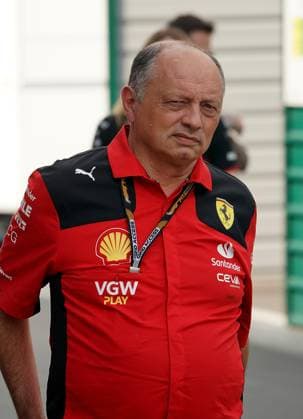 Formula 1 AWS Grand Prix of Spain 2023 01 06 2023, Circuit de Catalunya, Barcelona, Formula 1 AWS Grand Prix of Spain 2023 , in the picture team boss Frederic Vasseur Scuderia Ferrari nordphotoxGmbHx xBratic nph00250