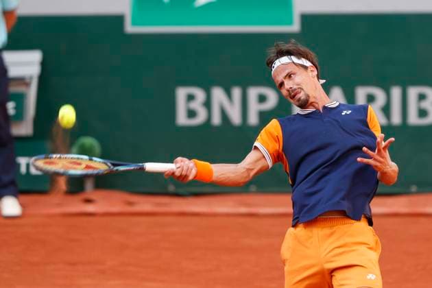 Daniel Altmaier GER cheers after victory, jubilation, joy, emotion Tennis French Open 2023 Grand Slam ATP WTA ITF Roland Garros Paris France 1 June 2023 Copyright: xJuergenxHasenkopfx