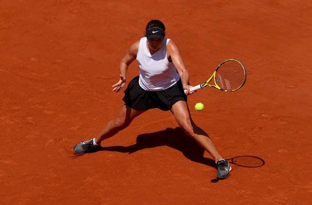 Mandatory Credit: Photo by Ella Ling Shutterstock (13940064aq) Kayla Day of USA in action French Open Tennis, Day 5, Roland Garros, Paris, France - 01 June 2023 French Open Tennis, Day 5, Roland Garros, Paris, France - 01 June 2023  Copyright: xEllaxLing Shutterstockx 13940064aq