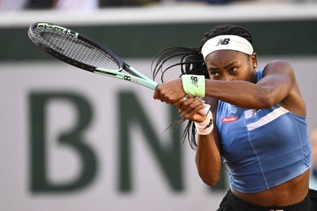 Coco Gauff (usa) TENNIS : Roland Garros 2023 - Paris - 01 06 2023 JBAutissier Panoramic 