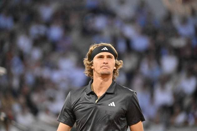 Tennis : Roland Garros 2023 - France - Alexander Zverev - Allemagne Tennis : Roland Garros 2023 - France - 01 06 23 ChrysleneCaillaud Panoramic 