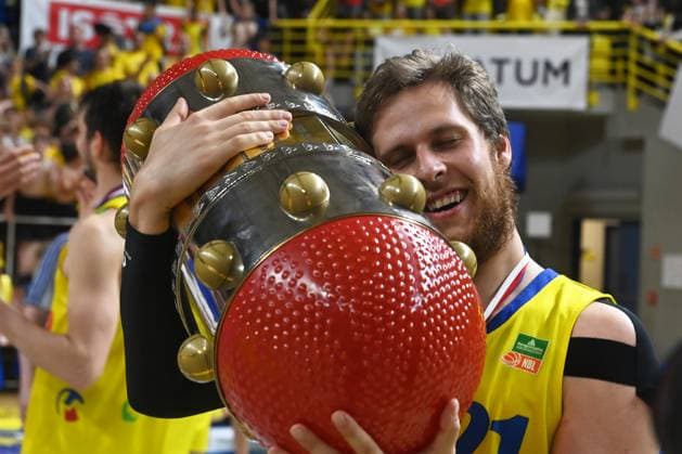 Sport Themen der Woche KW22 Sport Bilder des Tages Finale play off basketbalove ligy muzu - 4. zapas: BK Opava - BK ARMEX Decin, 1. cervna 2023, Opava. Radovan Kouril z Opavy. . (CTKxPhoto JaroslavxOzana) CTKPhotoP2023060110405  CTKPhotoP2023060110405