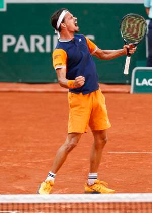 Daniel Altmaier GER cheers after victory, jubilation, joy, emotion Tennis French Open 2023 Grand Slam ATP WTA ITF Roland Garros Paris France 1 June 2023 Copyright: xJuergenxHasenkopfx
