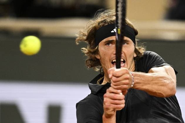 Alexander Zverev (ger) TENNIS : Roland Garros 2023 - Paris - 01 06 2023 JBAutissier Panoramic 