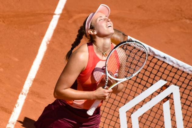 Tennis : Roland Garros 2023 - France - Elise Mertens - Belgique Tennis : Roland Garros 2023 - France - 02 06 23 ChrysleneCaillaud Panoramic 
