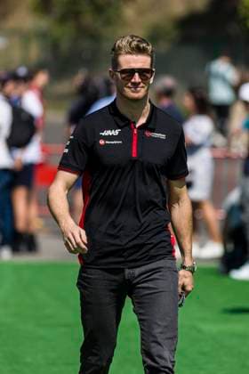 2nd June 2023: Circuit de Barcelona-Catalunya, Barcelona, Spain: Formula 1 Spanish Grand Prix 2023: Free Practice Day: Nico Hulkenberg of the Haas F1 Team arrives at the circuit  ActionPlus12516139 PabloxGuillen