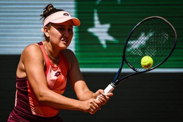 June 2, 2023, Paris, France, France: Kamilla RAKHIMOVA of Russia during the sixth day of Roland-Garros 2023, French Open 2023, Grand Slam tennis tournament at the Roland-Garros Stadium on June 02, 2023 in Paris, France. Paris France - ZUMAm308 20230602_zsp_m308_002 Copyright: xMatthieuxMirvillex