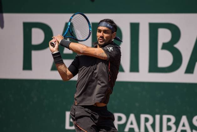 TENNIS - ATP, Tennis Herren French Open 2023 PARIS,FRANCE,02.JUN.23 - TENNIS - ATP World Tour, French Open, Roland Garros, Grand Slam. Image shows Fabio Fognini (ITA).  GEPAxpictures xFrancoisxAsal