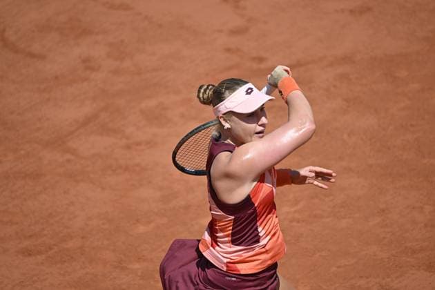 Tennis : Roland Garros 2023 - France - Anna Blinkova - Russie Tennis : Roland Garros 2023 - France - 02 06 23 ChrysleneCaillaud Panoramic 