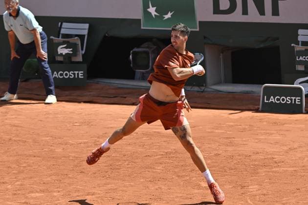 Tennis : Roland Garros 2023 - France - Thanasi Kokkinakis - Australie Tennis : Roland Garros 2023 - France - 02 06 23 ChrysleneCaillaud Panoramic 