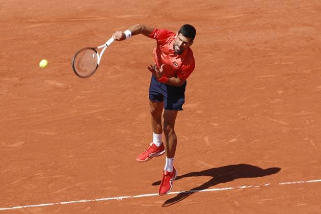 Novak Djokovic TENNIS : Roland-Garros 2023 - Paris - 02 06 2023 MichaelBaucher Panoramic 