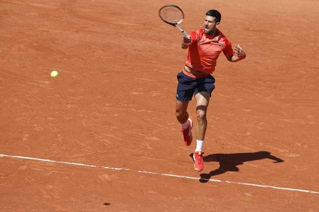 Novak Djokovic TENNIS : Roland-Garros 2023 - Paris - 02 06 2023 MichaelBaucher Panoramic 