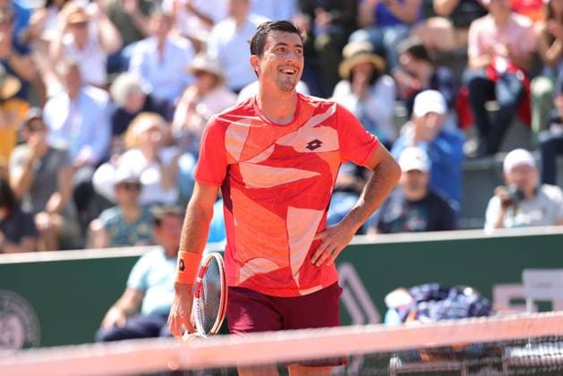 Sebastian Ofner, AUT, during third round of 2023 French Open at Roland Garros, Paris, 02 06 2023