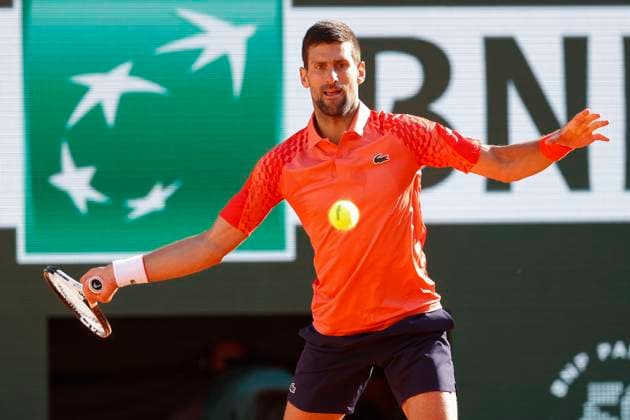 Novak Djokovic SRB Tennis French Open 2023 Grand Slam ATP WTA ITF Roland Garros Paris France 2 June 2023 Copyright: xJuergenxHasenkopfx