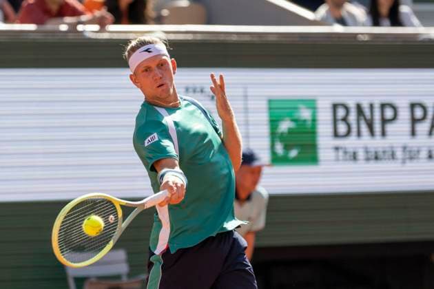 Roland Garros 2023 PARIS, IF - 02.06.2023: ROLAND GARROS 2023 - Alejandro Davidovich Fokina during his game against Novak Djokovic at the Roland Garros 2023 tournament held in Paris, France. (Photo: Richard Callis Fotoarena) x2383607x  RichardxCallis