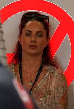 Formula 1 AWS Grand Prix of Spain 2023 02 06 2023, Circuit de Catalunya, Barcelona, Formula 1 AWS Grand Prix of Spain 2023 , in picture Egle Ruskyte, wife of Nico Hülkenberg DEU , Moneygram Haas F1 Team nordphotoxGmbHx xBratic nph00250