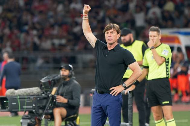 coach Michele Mignani (SSC Bari) during Play Off - Semifinals - SSC Bari vs FC Sudtirol, Italian soccer Serie B match in Bari, Italy, June 02 2023  Copyright: xEmmanuelexMastrodonato LiveMediax xLivexMediax 0 IPA_IPA38392438