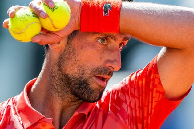 230602 Novak Djokovic of Serbia competes in men?s third round singles tennis match during Roland Garros on June 2, 2023 in Paris Photo Vegard Grott BILDBYRAN kod VG VG0445 bbeng tennis french open franska öppna atp roland garros grand slam  Copyright: VEGARDxGRoTT BB230602VG017