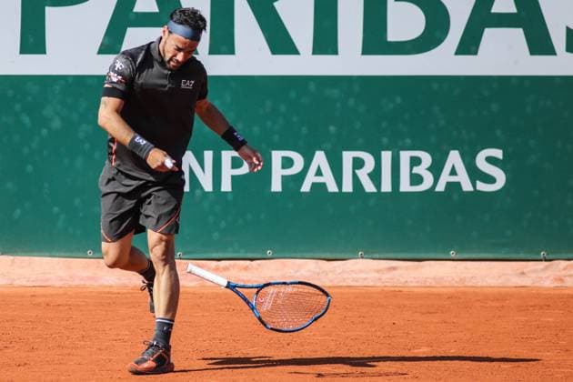 Sport Bilder des Tages 2023 French Open - Day Six Fabio FOGNINI (ITA) during his match against Sebastian OFNER (AUT) in The French Open Roland Garros 2023 tennis tournament day six at Roland Garros, on June 2, 2023 in Paris, France. Paris France  Copyright: xIbrahimxEzzatx originalFilename:ezzat-notitle230602_npRNU.jpg