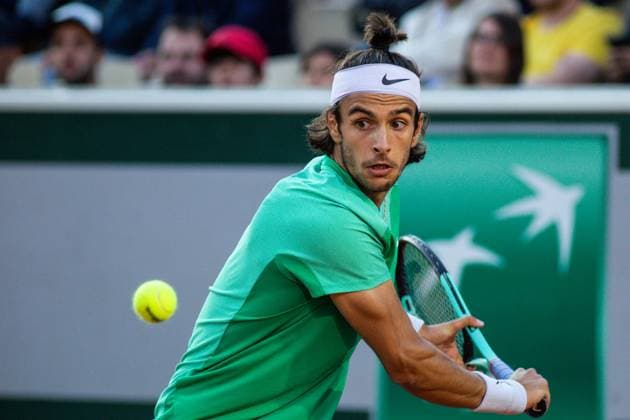 2023 French Open - Day Six Lorenzo MUSETTI (ITA) during his match against Cameron NORRIE on Simonne-MATHIEU court in The French Open Roland Garros 2023 tennis tournament day six at Roland Garros, on June 2, 2023 in Paris, France. Paris France  Copyright: xIbrahimxEzzatx originalFilename:ezzat-notitle230602_npUV7.jpg