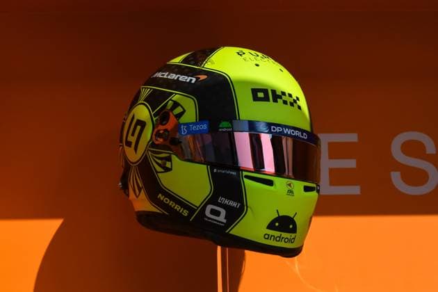Formula 1 GP Barcelona Saturday 03 06 2023 Lando Norris GBR McLaren F1 Team Helmet Formula 1 GP Barcelona Saturday 03 06 2023 Copyright: xBEAUTIFULxSPORTS Erlhofx