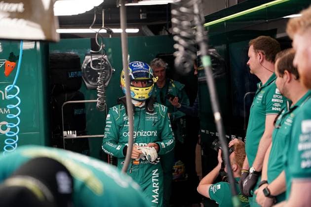 Formula 1 AWS Grand Prix of Spain 2023 03 06 2023, Circuit de Catalunya, Barcelona, Formula 1 AWS Grand Prix of Spain 2023 , in picture Fernando Alonso ESP , Aston Martin Aramco Cognizant Formula One Team nordphotoxGmbHx xBratic nph00250