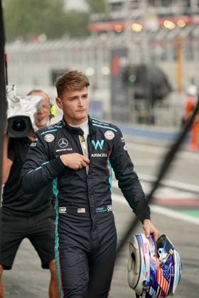 03 06 2023, Circuit de Catalunya, Barcelona, Formula 1 AWS Grand Prix of Spain 2023 , in picture After his retirement Logan Sargeant USA , Williams Racing comes into the pit lane Barcelona Circuit de Catalunya Catalunya Spain  eu-images-506