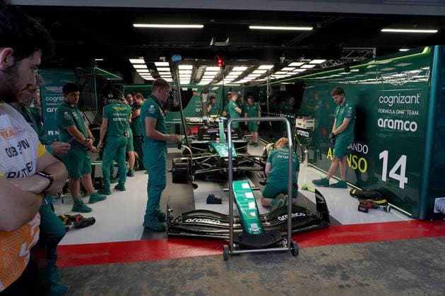 03 06 2023, Circuit de Catalunya, Barcelona, Formula 1 AWS Grand Prix of Spain 2023 , in picture Fernando Alonso ESP , Aston Martin Aramco Cognizant Formula One Team Barcelona Circuit de Catalunya Catalunya Spain  eu-images-506