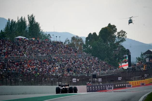Formula 1 AWS Grand Prix of Spain 2023 03 06 2023, Circuit de Catalunya, Barcelona, Formula 1 AWS Grand Prix of Spain 2023 , in picture Sergio Perez MEX , Oracle Red Bull Racing nordphotoxGmbHx xBratic nph00250