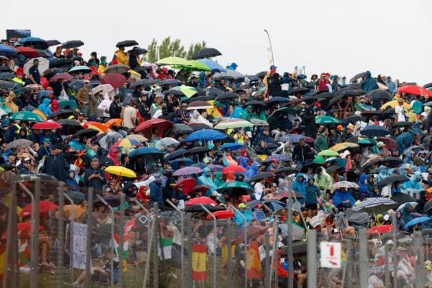 Spectators, F1 Grand Prix of Spain at Circuit de Barcelona Catalunya on June 3, 2023 in Barcelona, Spain Photo by HOCH ZWEI Barcelona Spain