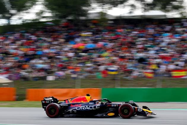 1 Max Verstappen NLD, Oracle Red Bull Racing , F1 Grand Prix of Spain at Circuit de Barcelona Catalunya on June 3, 2023 in Barcelona, Spain Photo by HOCH ZWEI Barcelona Spain