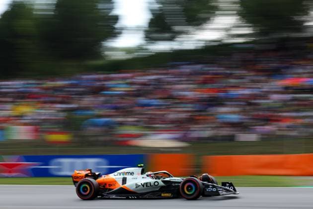 4 Lando Norris GBR, McLaren F1 Team , F1 Grand Prix of Spain at Circuit de Barcelona Catalunya on June 3, 2023 in Barcelona, Spain Photo by HOCH ZWEI Barcelona Spain