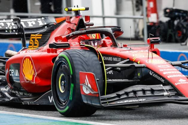 55 Carlos Sainz ESP, Scuderia Ferrari , F1 Grand Prix of Spain at Circuit de Barcelona Catalunya on June 3, 2023 in Barcelona, Spain Photo by HOCH ZWEI Barcelona Spain