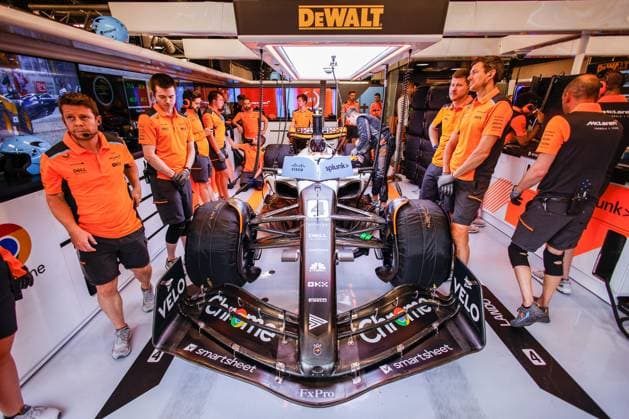 4 Lando Norris GBR, McLaren F1 Team , F1 Grand Prix of Spain at Circuit de Barcelona Catalunya on June 3, 2023 in Barcelona, Spain Photo by HOCH ZWEI Barcelona Spain
