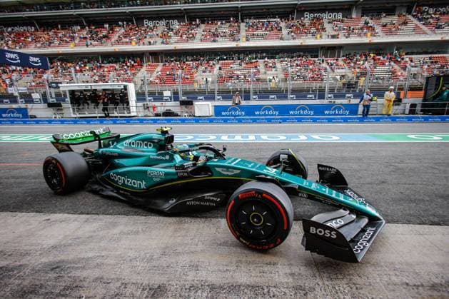 14 Fernando Alonso ESP, Aston Martin Aramco Cognizant F1 Team , F1 Grand Prix of Spain at Circuit de Barcelona Catalunya on June 3, 2023 in Barcelona, Spain Photo by HOCH ZWEI Barcelona Spain