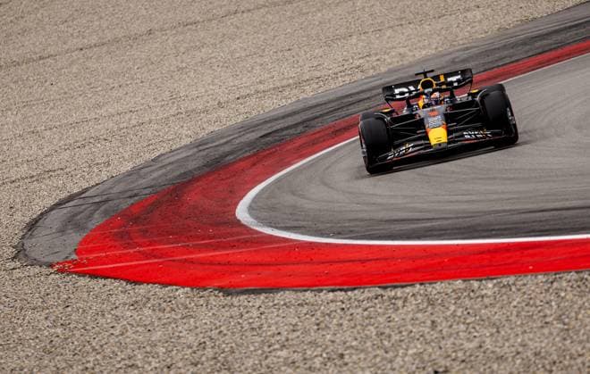 BARCELONA - Max Verstappen (Red Bull Racing) during qualifying for the Grand Prix of Spain. ANP SEM VAN DER WAL F1 Grand Prix of Spain - Qualifying 2023 xVIxANPxSportx xxANPxIVx 470809515 originalFilename: 470809515.jpg